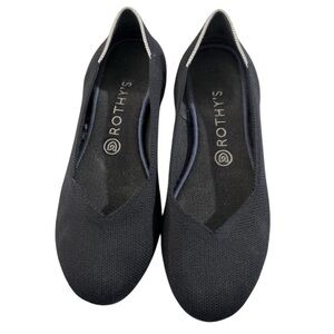 Rothy’s The Flat – Women’s Size 6 | Black Slip-On Ballet Flats